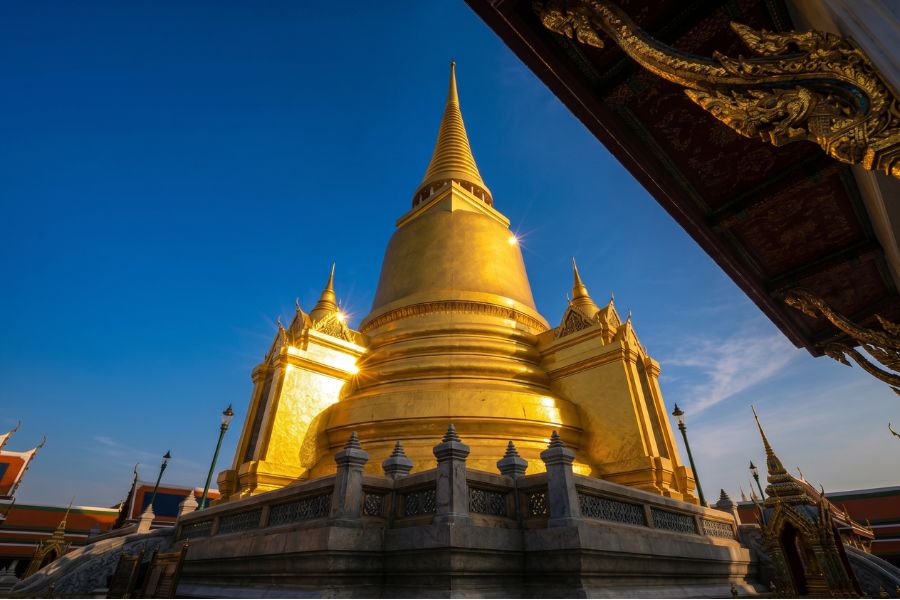 The golden spires of the Grand Palace, a staple of the top 15 best tours in Thailand.